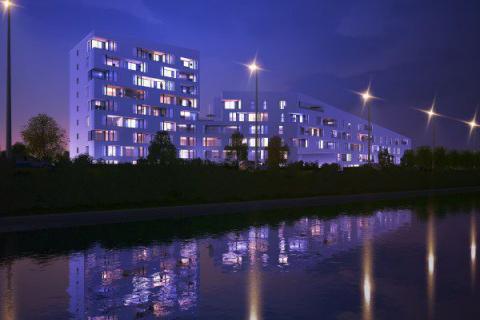 Appartement met één slaapkamer.