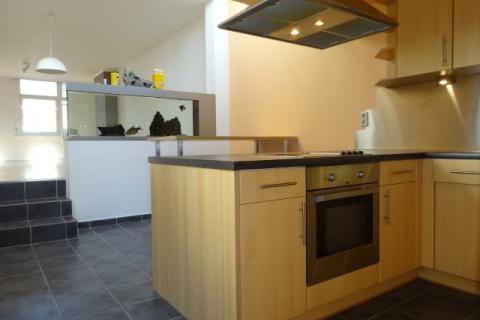 VERHUURD !!! Zeer ruim duplex appartement met ruim dakterras