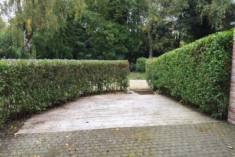 Gelijkvloers duplex appartement. 