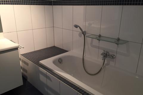 Gelijkvloers duplex appartement. 