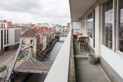 Appartement met 2 slaapkamers op toplocatie in centrum Gent.
