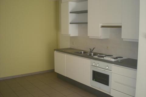 Gelijkvloers appartement 1 slpk te centrum Melle 