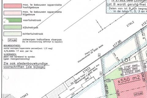 (VERKOCHT) Mooi perceel bouwgrond te Gontrode ( 550 m²) 