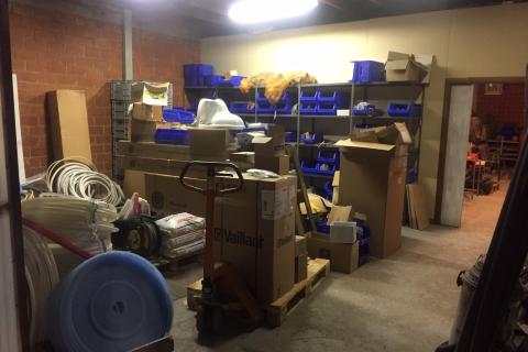 opslagloods te huur