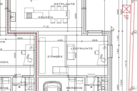 Nieuwbouwwoning met drie slaapkamers