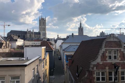 Dakappartement in historisch centrum Gent