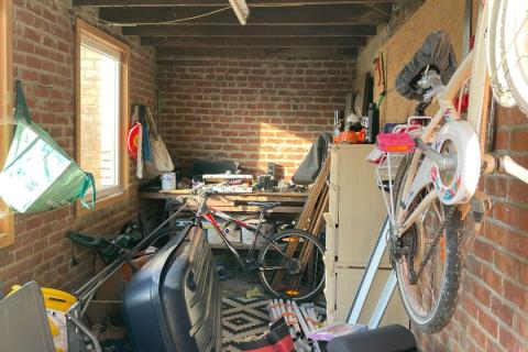 Charmante open bebouwing met tuin en terras in Destelbergen, 2 slaapkamers en bureel, bouwjaar 1952, perceeloppervlakte 482m², bewoonbare oppervlakte 125m², ori