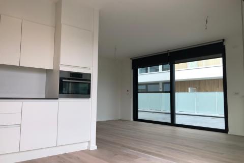 Service Flat in Wetteren met terras, lift, 1 slaapkamer, bouwjaar 2019 en zorgverlening. Inclusief restaurant, fitnessruimte, welness, tuin, animatie, petanqueb