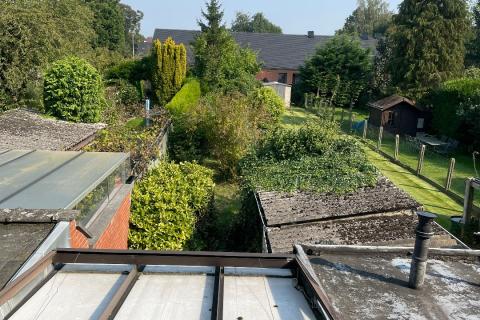 Rijwoning met tuin in Melle, 3 slaapkamers, bouwjaar 1935, 300m² perceeloppervlakte, 160m² bewoonbare oppervlakte, oostelijke tuinoriëntatie