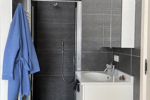 Rustieke half open bebouwing met tuin, garage en 3 slaapkamers in Heusden, bouwjaar 2015, op enkele minuten van het centrum, 2 badkamers, een ideale woning voor