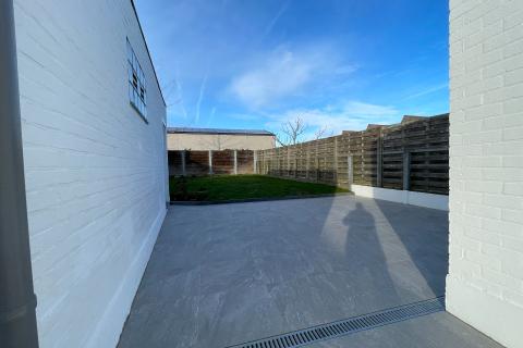 Mooie half open bebouwing met tuin, garage en 3 slaapkamers in Melle - EPC 276.00 - Energielabel C - 132.00m² bewoonbare oppervlakte - Zuidwestelijke tuinoriënt