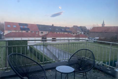 Appartement met terras, lift, garage en 2 slaapkamers in Melle - Energielabel A, 92.00m² bewoonbare oppervlakte