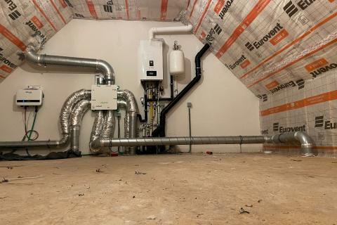 Half open bebouwing met tuin en terras in Heusden met 4 slaapkamers, bouwjaar 2026, Energielabel A