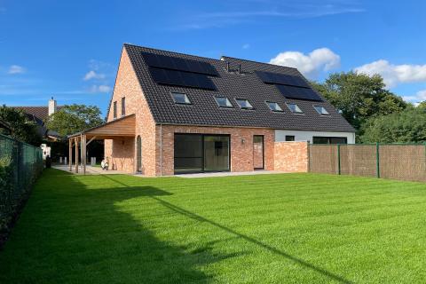 Half open bebouwing met tuin en terras in Heusden met 4 slaapkamers, bouwjaar 2026, Energielabel A