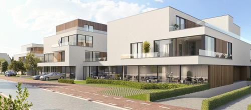 Service Flat in Wetteren met terras, lift, 1 slaapkamer, bouwjaar 2019 en zorgverlening. Inclusief restaurant, fitnessruimte, welness, tuin, animatie, petanqueb